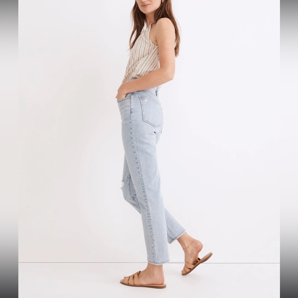 Madewell The Perfect Vintage Crop Jean in Sudbury Wash - Picture 3 of 9